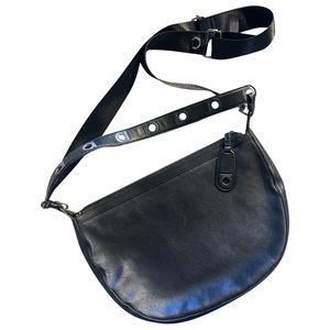 Salvatore Ferragamo Crossbody Hobo Bag With Logo Strap